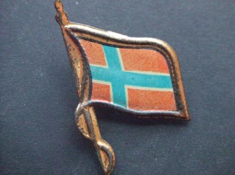 Noorwegen land behorend bij Scandinavië , vlag